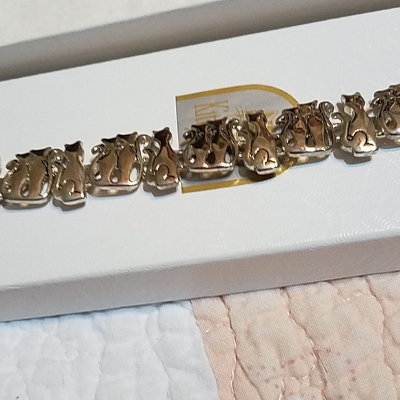 Kitty Corner cat kitten bracelet NIB - Picture 3 of 5
